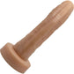 BIG Daddy Dominic Large 8" Platinum Silicone Realistic Dildo By Dee's Big Daddies - Vanilla