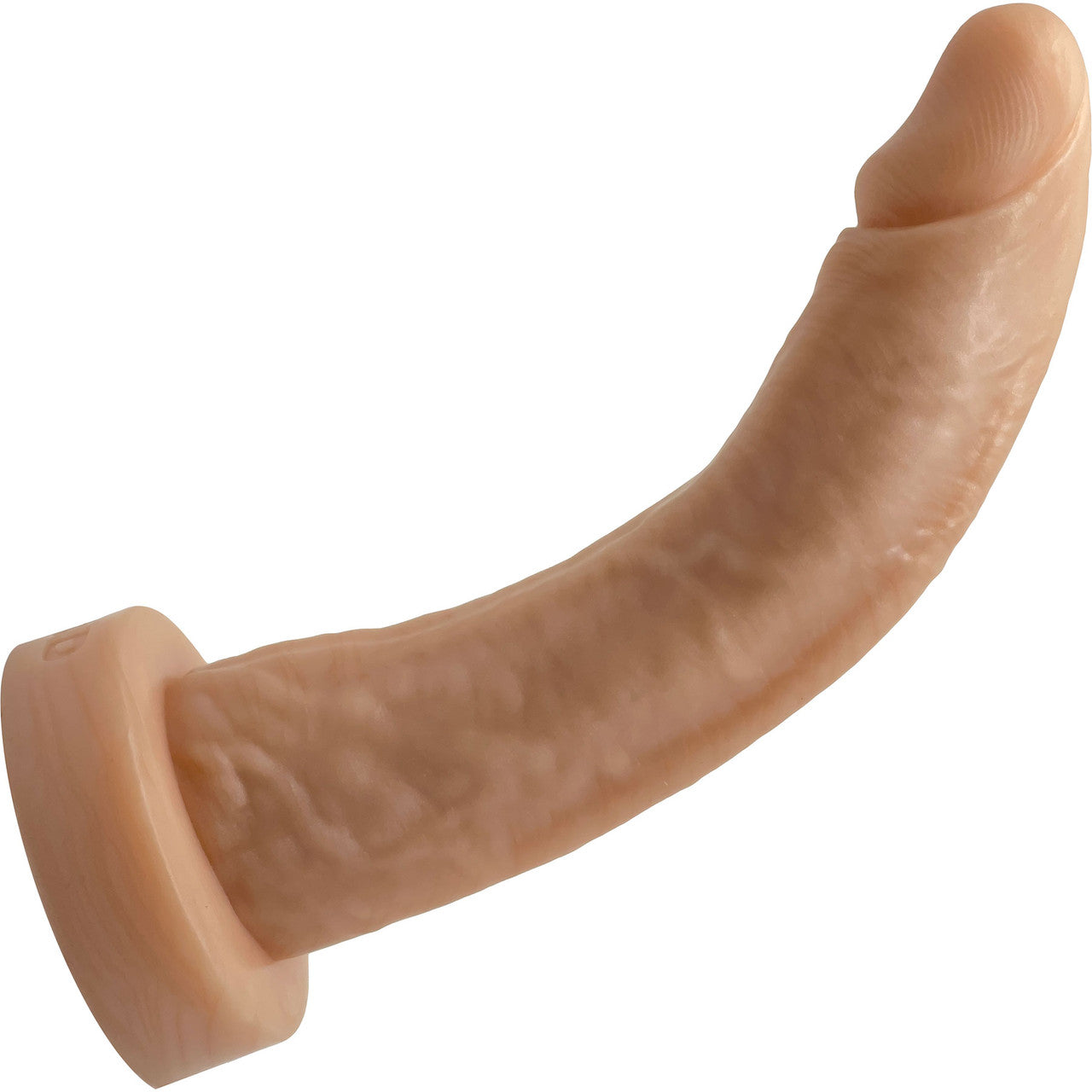 BIG Daddy Dominic Large 8" Platinum Silicone Realistic Dildo By Dee's Big Daddies - Vanilla