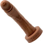 BIG Daddy Dominic XL 9" Platinum Silicone Realistic Dildo By Dee's Big Daddies - Caramel