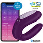 Satisfyer Double Joy Wearable Silicone Dual Stimulation App Enabled Couples Vibrator - Purple