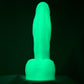 Dr. Manhattan 2.0 - 8.75" Silicone Glow-In-The-Dark Dildo With Balls By Uberrime