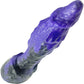 BIG Daddy Drake The Dragon Large 7.5" Platinum Silicone Fantasy Dildo By Dee's Big Daddies - Indigo