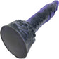 BIG Daddy Drake The Dragon Large 7.5" Platinum Silicone Fantasy Dildo By Dee's Big Daddies - Indigo