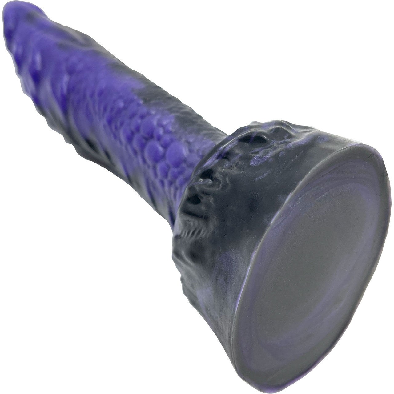 BIG Daddy Drake The Dragon Large 7.5" Platinum Silicone Fantasy Dildo By Dee's Big Daddies - Indigo