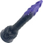 BIG Daddy Drake The Dragon XL 8.5" Platinum Silicone Fantasy Dildo By Dee's Big Daddies - Indigo