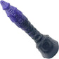 BIG Daddy Drake The Dragon XL 8.5" Platinum Silicone Fantasy Dildo By Dee's Big Daddies - Indigo