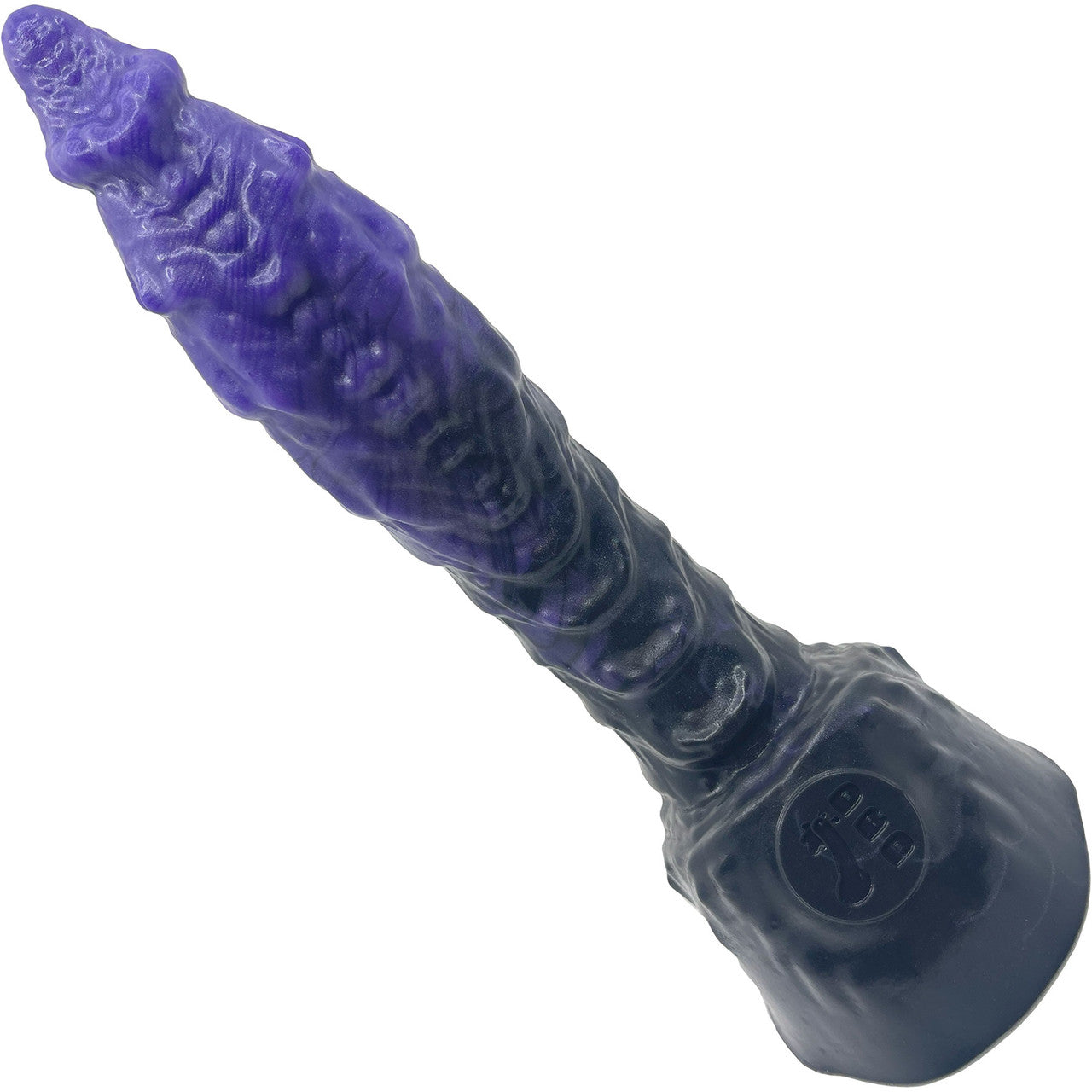 BIG Daddy Drake The Dragon XL 8.5" Platinum Silicone Fantasy Dildo By Dee's Big Daddies - Indigo