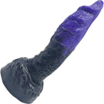 BIG Daddy Drake The Dragon XL 8.5" Platinum Silicone Fantasy Dildo By Dee's Big Daddies - Indigo