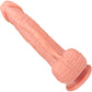 The Dreamer 6 Inch Silicone Realistic Dildo With Balls & Suction Cup Base By Fukena - Vanilla