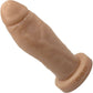 BIG Daddy Duke Large 7.75" Platinum Silicone Realistic Dildo By Dee's Big Daddies - Vanilla