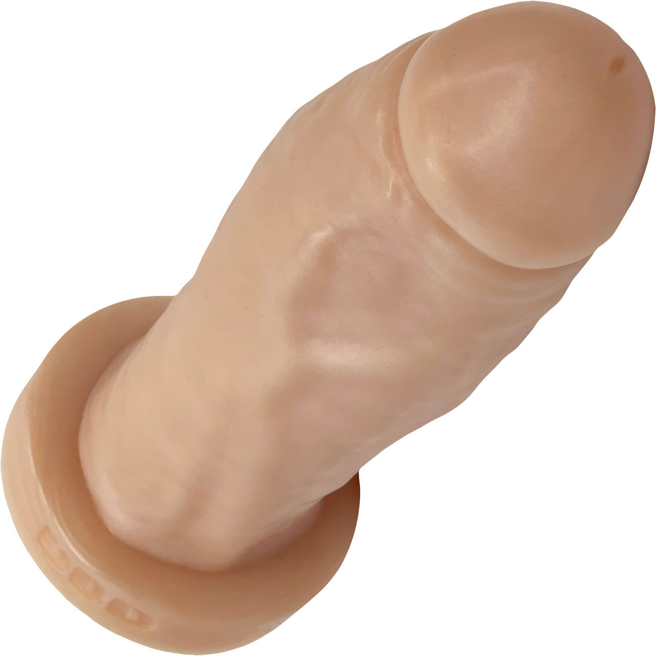 BIG Daddy Duke Large 7.75" Platinum Silicone Realistic Dildo By Dee's Big Daddies - Vanilla