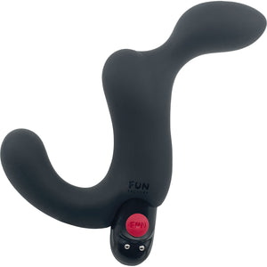 Fun Factory Duke Waterproof Rechargeable Silicone Prostate Vibrator - Black