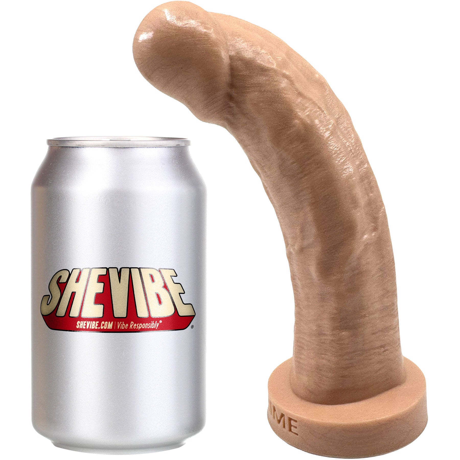 The Dulce Realistic Large 7.5" Silicone G-Spot Dildo By Uberrime