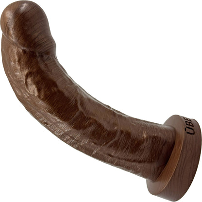 The Dulce Realistic Silicone G-Spot Dildo By Uberrime - Chocolate