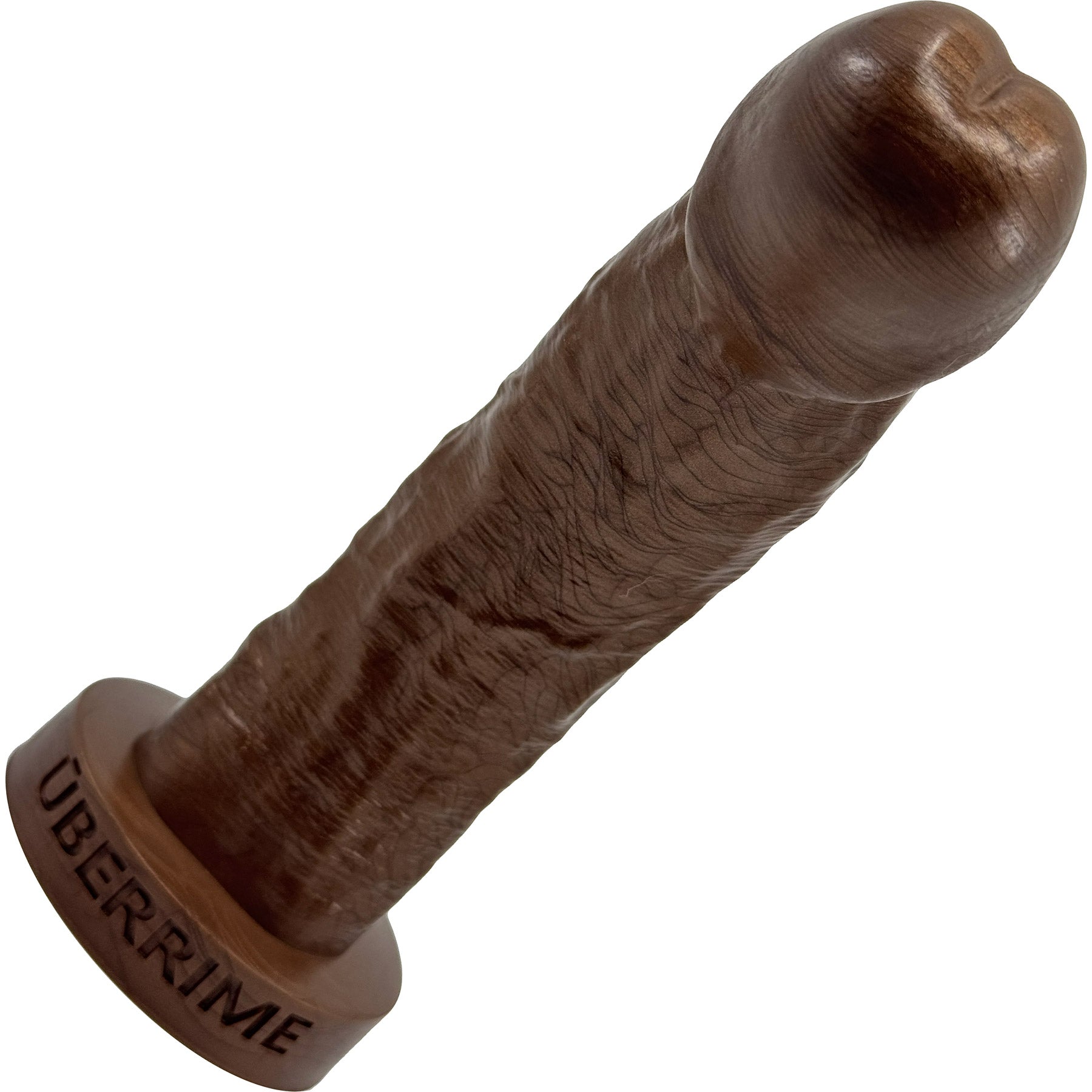 The Dulce Realistic Silicone G-Spot Dildo By Uberrime - Chocolate