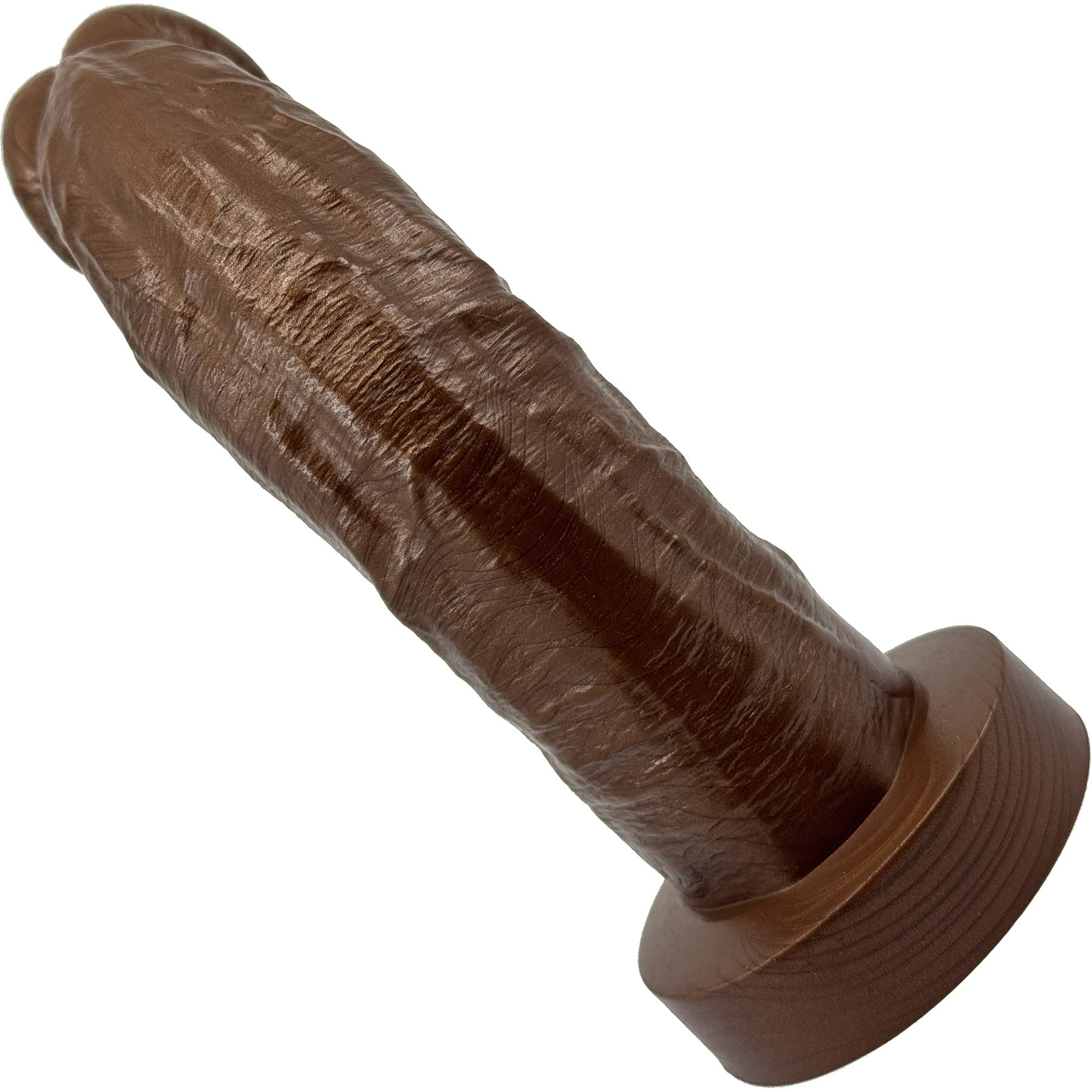 The Dulce Realistic Silicone G-Spot Dildo By Uberrime - Chocolate