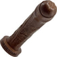 The Dulce Uncut Realistic Silicone G-Spot Dildo By Uberrime - Chocolate