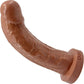 The Dulce Realistic Silicone G-Spot Dildo By Uberrime - Caramel