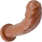 The Dulce Uncut Realistic Silicone G-Spot Dildo By Uberrime - Caramel