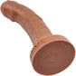 The Dulce Uncut Realistic Silicone G-Spot Dildo By Uberrime - Caramel