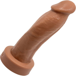 BIG Daddy Duncan XXL 10" Platinum Silicone Realistic Dildo By Dee's Big Daddies - Caramel