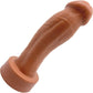 BIG Daddy Duncan XL 9" Platinum Silicone Realistic Dildo By Dee's Big Daddies - Caramel