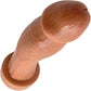 BIG Daddy Duncan XL 9" Platinum Silicone Realistic Dildo By Dee's Big Daddies - Caramel