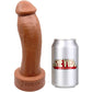 BIG Daddy Duncan XL 9" Platinum Silicone Realistic Dildo By Dee's Big Daddies - Caramel