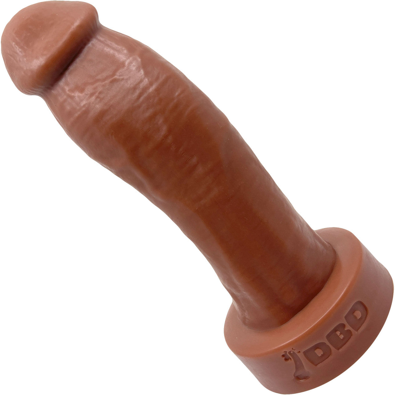 BIG Daddy Duncan XL 9" Platinum Silicone Realistic Dildo By Dee's Big Daddies - Chocolate