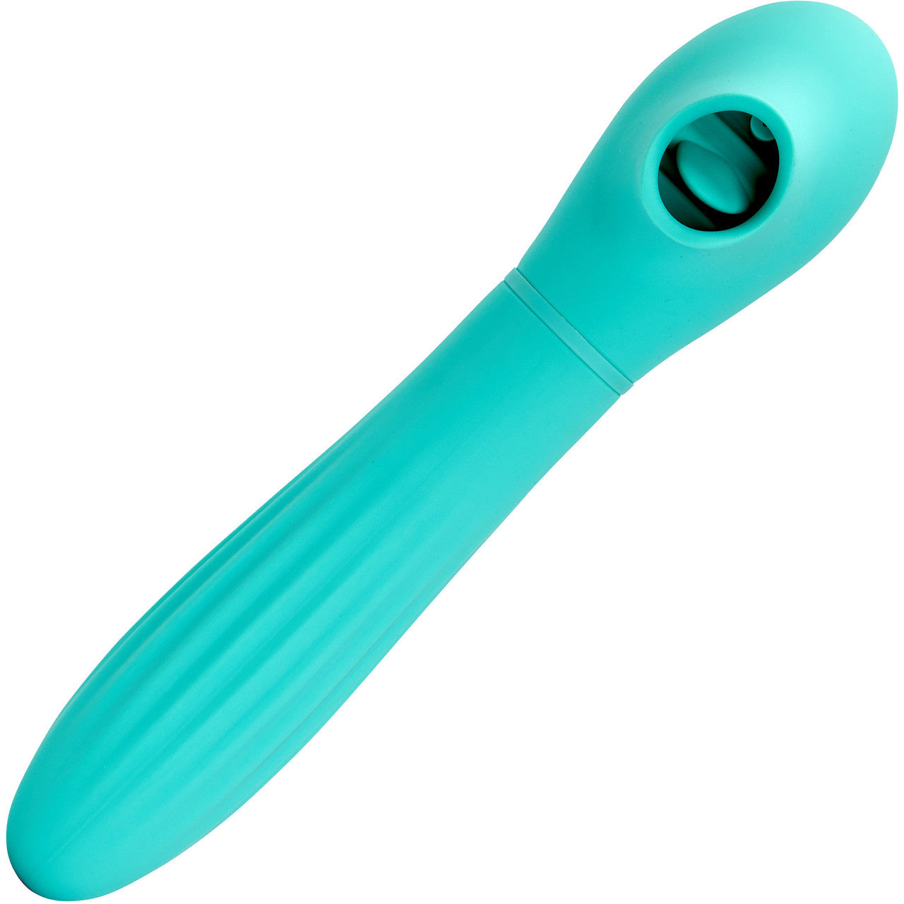 Daisy Triple Action Thrusting & Flickering Tongue Vibrator With Suction By Nu Sensuelle - Electric Blue