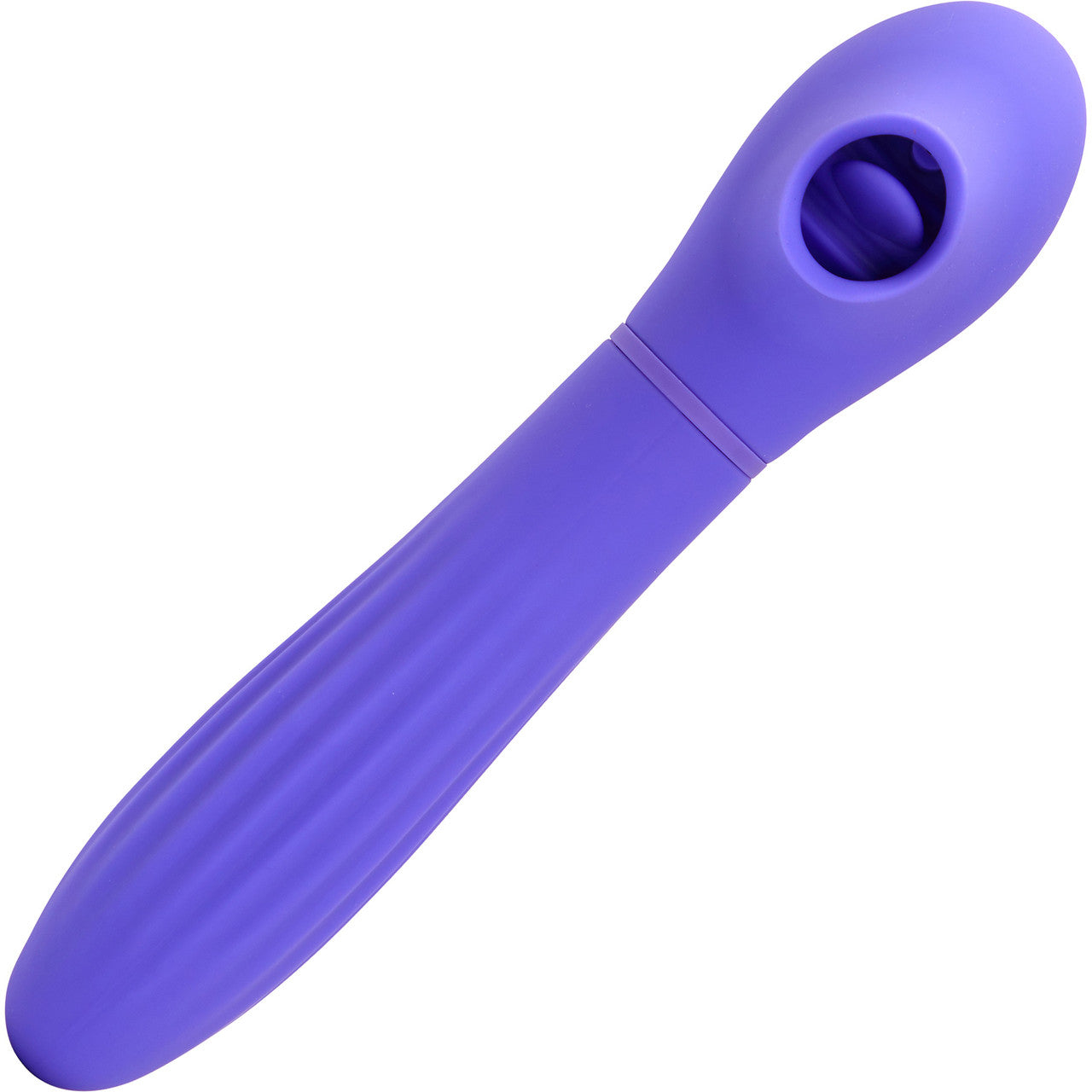 Daisy Triple Action Thrusting & Flickering Tongue Vibrator With Suction By Nu Sensuelle - Ultra Violet