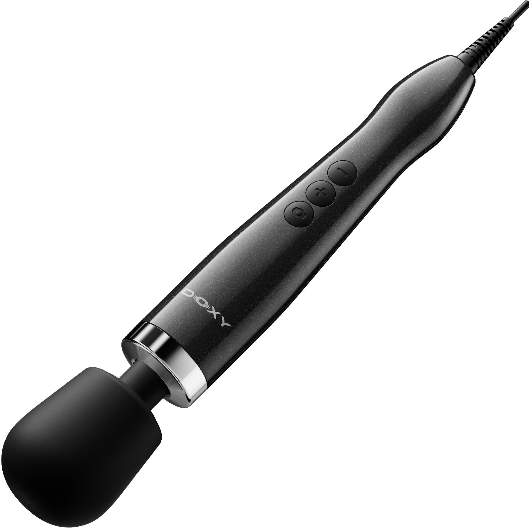DOXY Die Cast MAX PLUG-IN Powerful Massage Wand - Black
