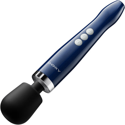 DOXY Die Cast Compact Cordless Powerful Massage Wand - Blue Flame