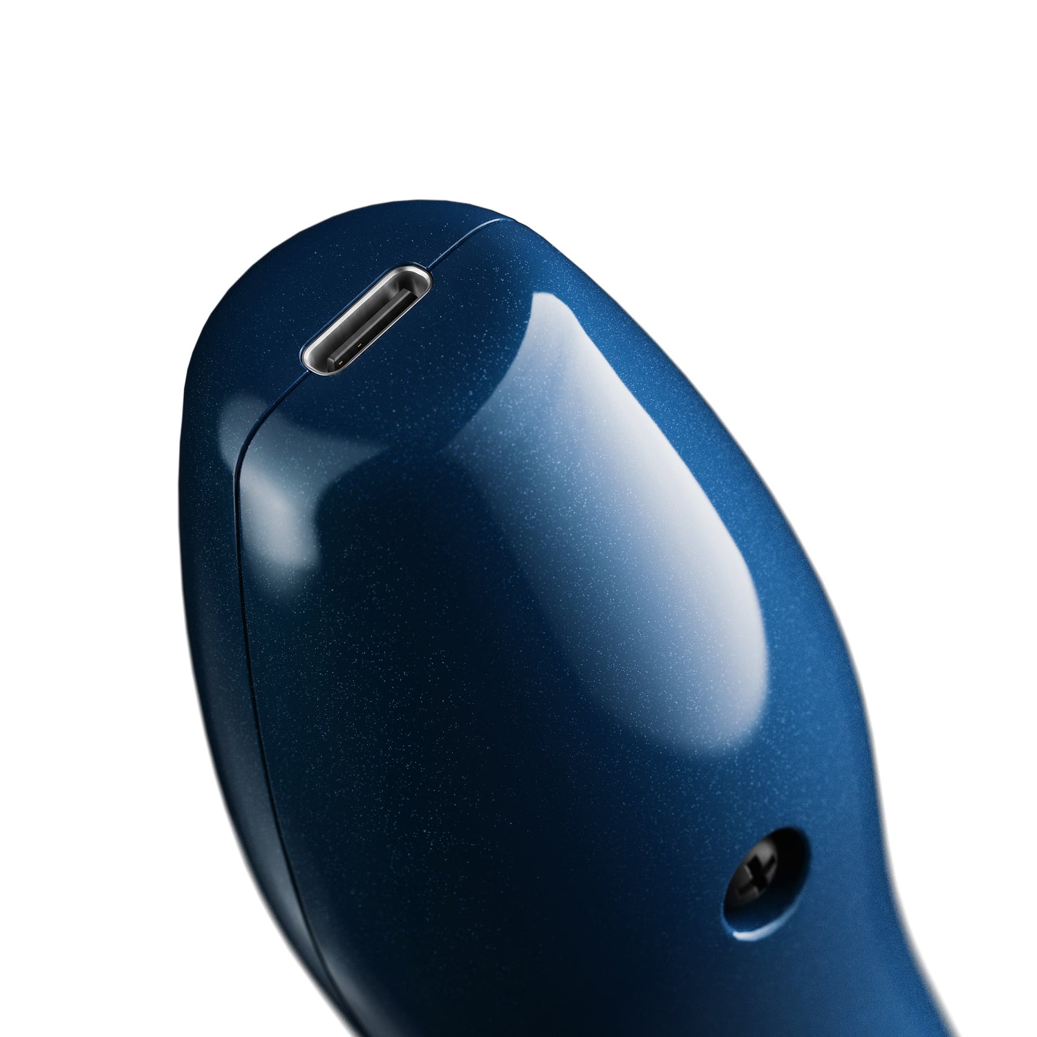 DOXY Die Cast Compact Cordless Powerful Massage Wand - Blue Flame