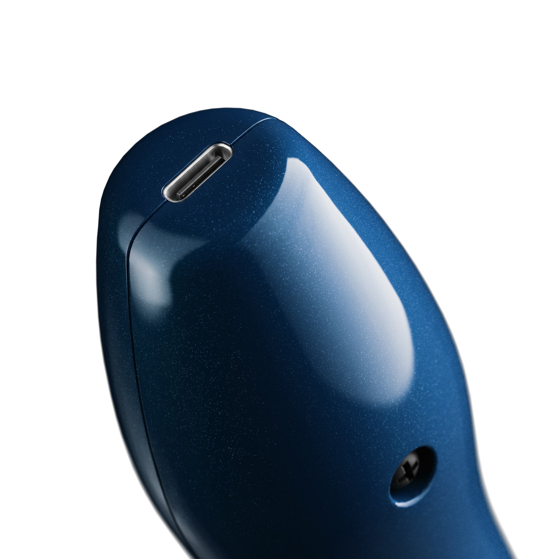 DOXY Die Cast Compact Cordless Powerful Massage Wand - Blue Flame