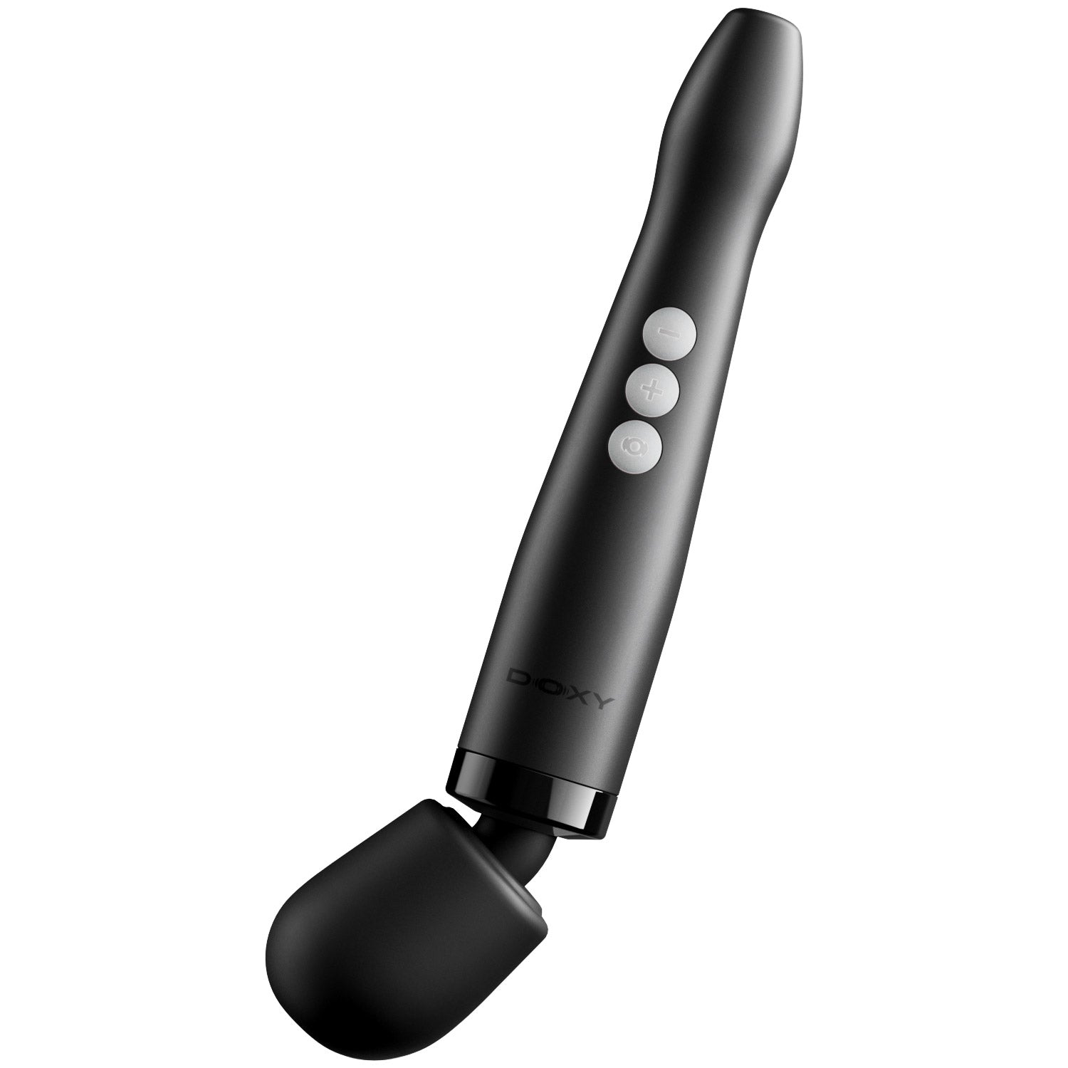 DOXY Die Cast Compact Cordless Powerful Massage Wand - Matte Black