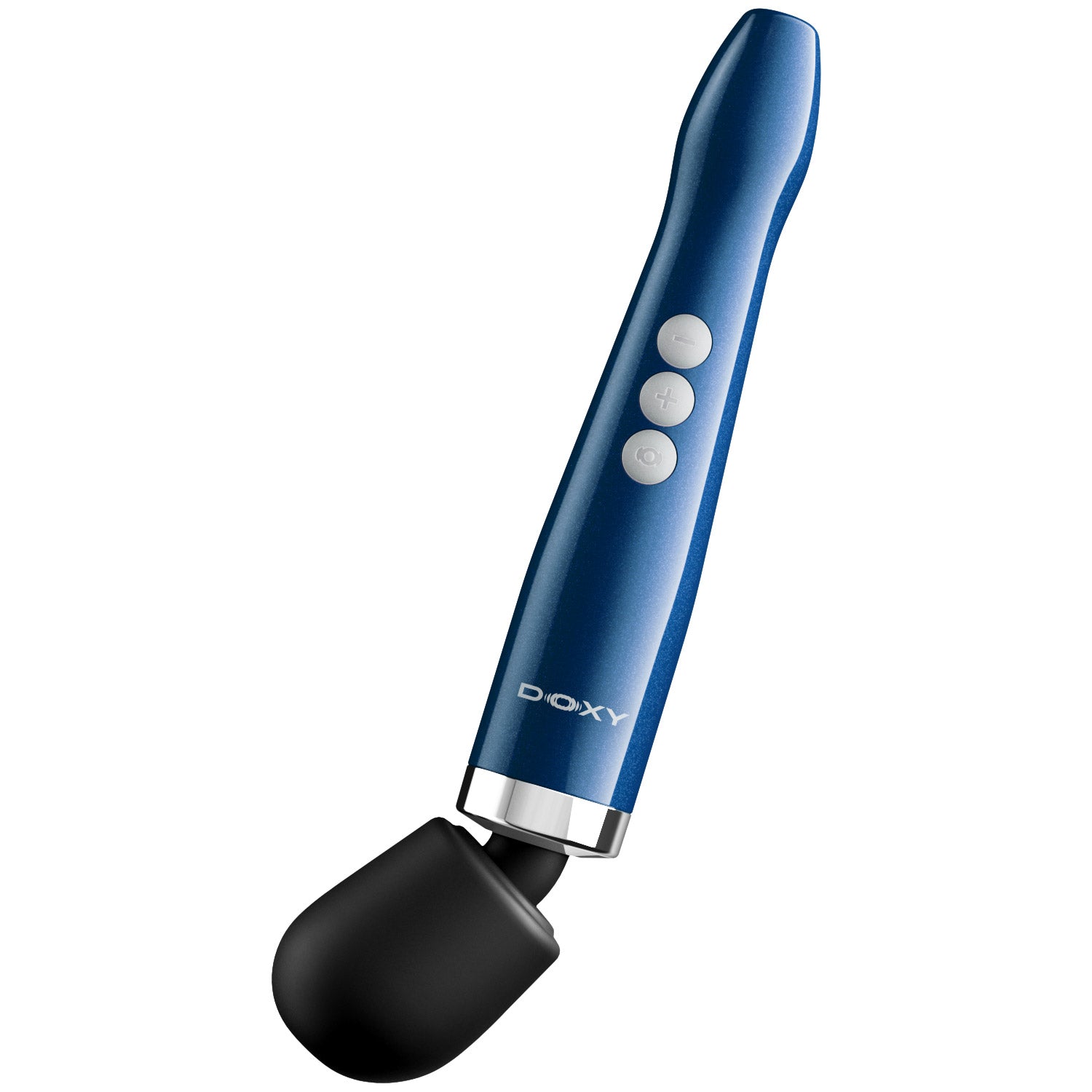 DOXY Die Cast Compact Cordless Powerful Massage Wand - Blue Flame