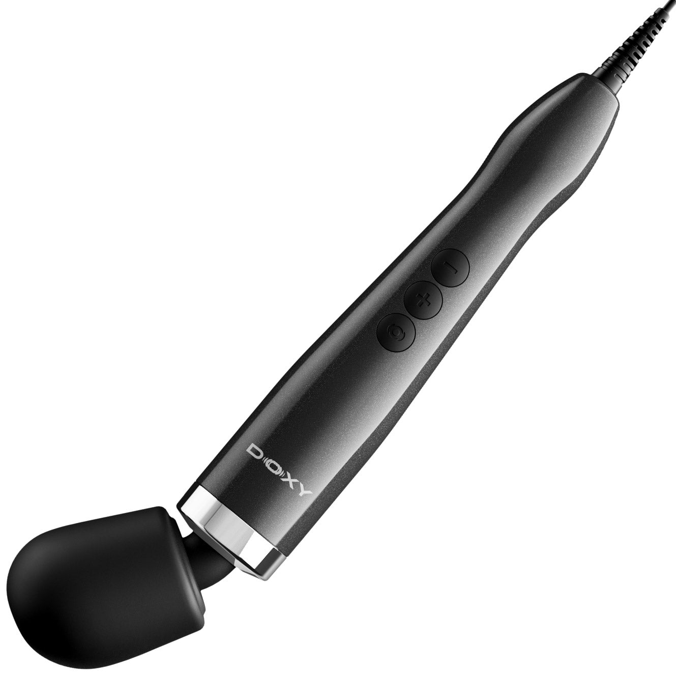 DOXY Die Cast MAX PLUG-IN Powerful Massage Wand - Black