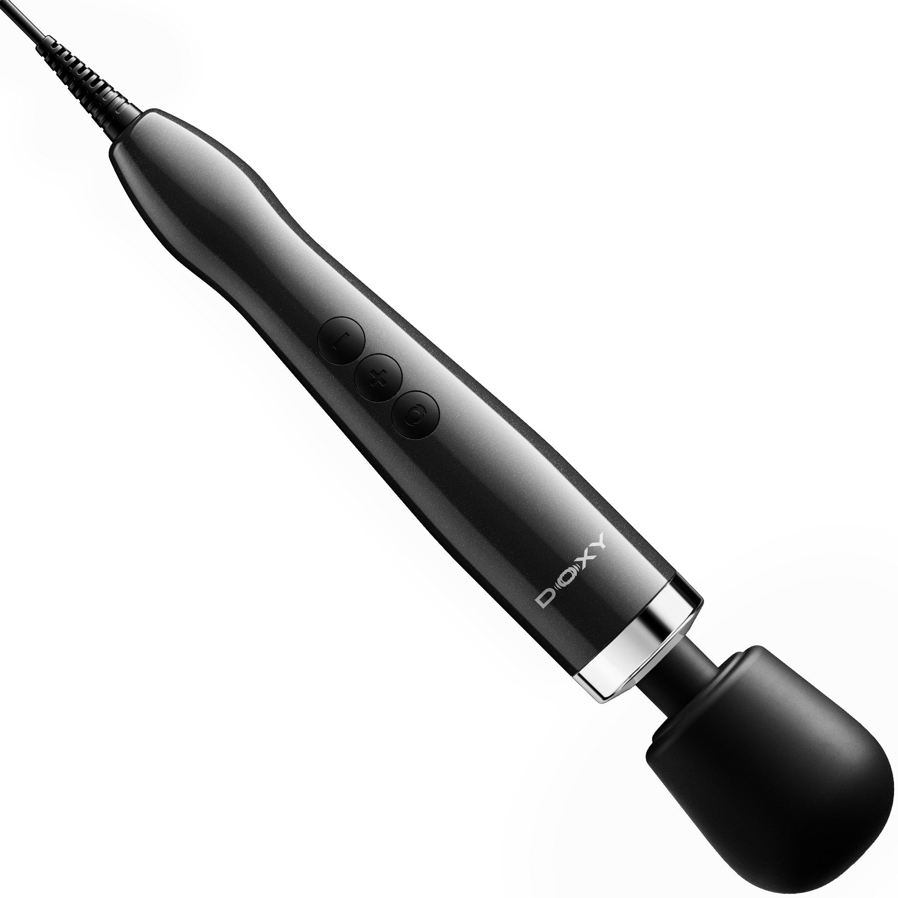 DOXY Die Cast MAX PLUG-IN Powerful Massage Wand - Black
