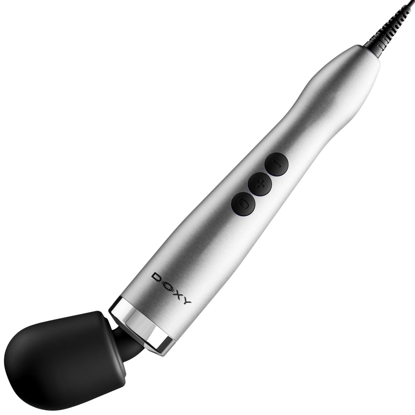 DOXY Die Cast MAX PLUG-IN Powerful Massage Wand - Brushed Metal