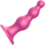Strap-on-Me Hybrid Collection Beads Silicone Suction Cup Dildo - Large