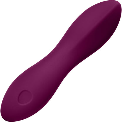 DIP Silicone Rechargeable Waterproof Vibrator by Dame - Plum