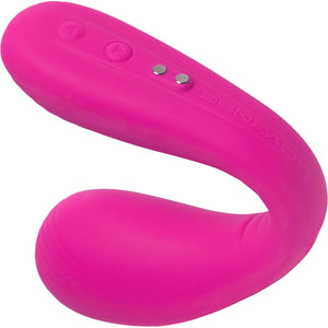 Lovense Dolce Bluetooth Remote Controlled Waterproof Rechargeable Silicone Dual Clit & G-Spot Vibrator