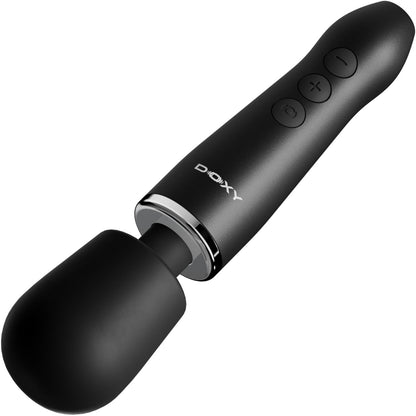 DOXY GO Ultra Compact Cordless Powerful Travel Sized Massage Wand - Black
