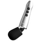 DOXY GO Ultra Compact Cordless Powerful Travel Sized Massage Wand - Silver