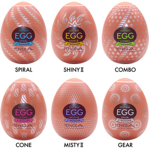 Tenga EGG Penis Masturbator Variety Six Pack - Hard Boiled Edition II