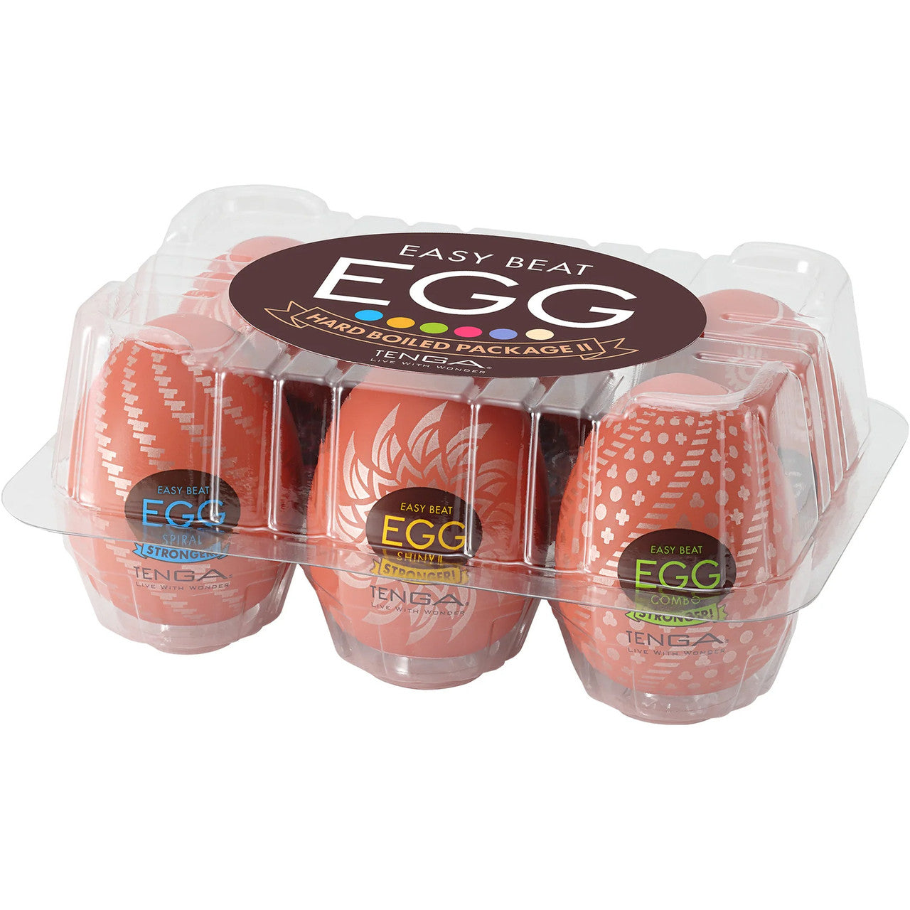 Tenga EGG Penis Masturbator Variety Six Pack - Hard Boiled Edition II