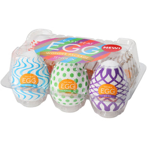 Tenga EGG Penis Masturbator Variety Six Pack - Wonder