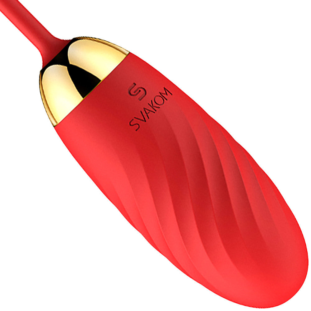 SVAKOM Ella Neo Rechargeable Interactive App Enabled Vibrating Silicone Bullet - Red