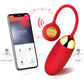 SVAKOM Ella Neo Rechargeable Interactive App Enabled Vibrating Silicone Bullet - Red